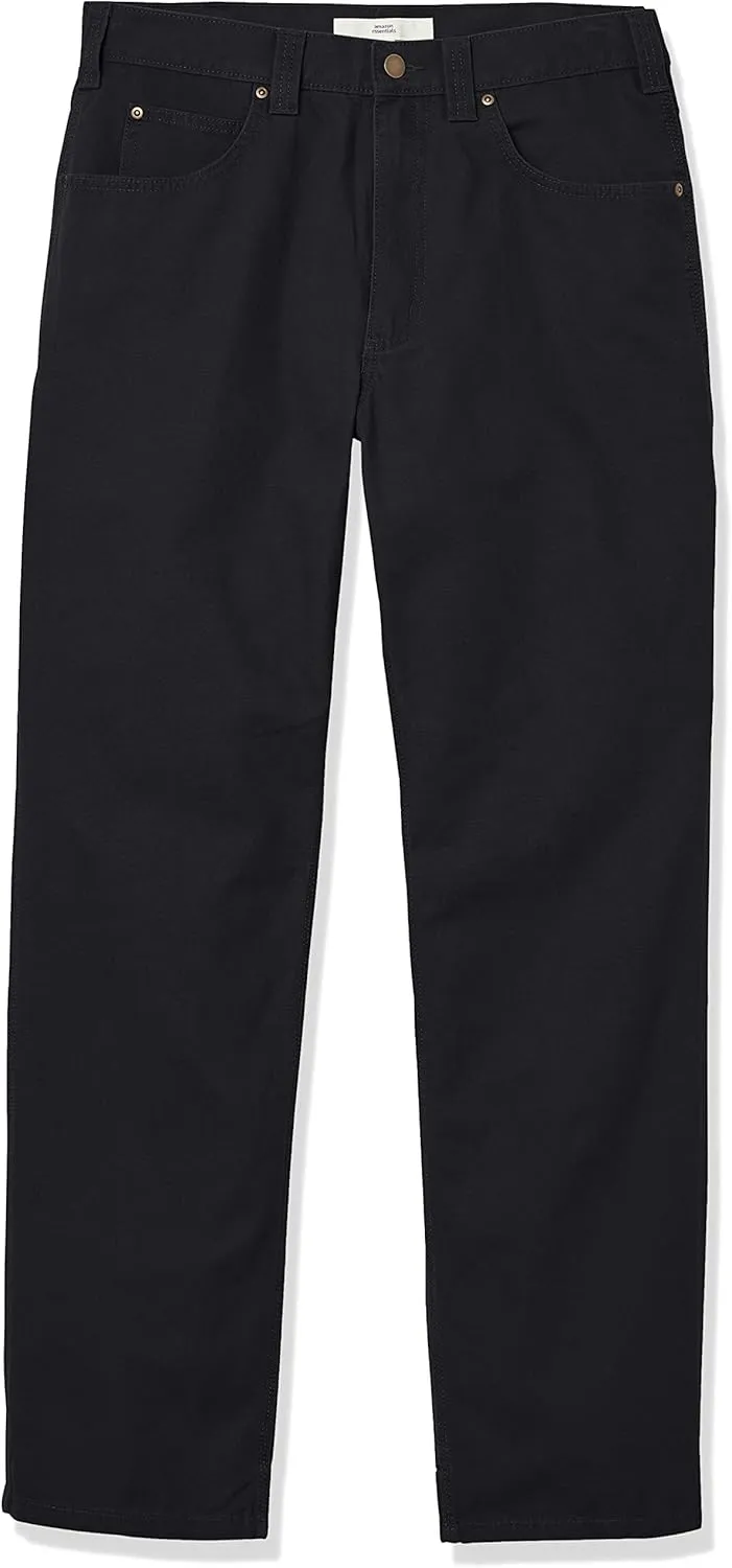 Amazon Essentials Men's Relaxed-Fit Carpenter Pants with Tool Pockets