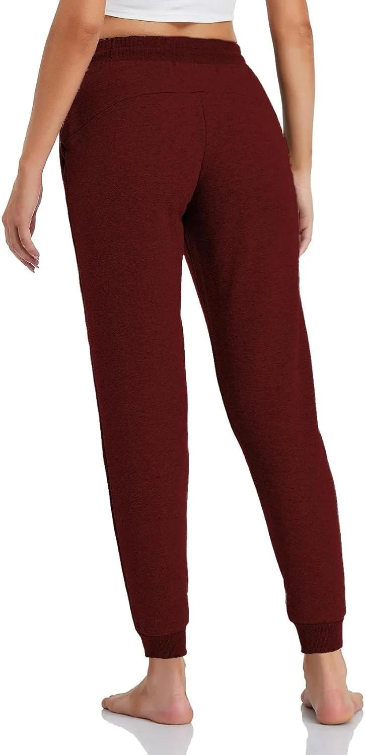 Inno 28" 31" 34" 36" Women's Baby Polar Fleece Lined Jogger Pants Warm Sweatpants Thermal Athletic Lounge