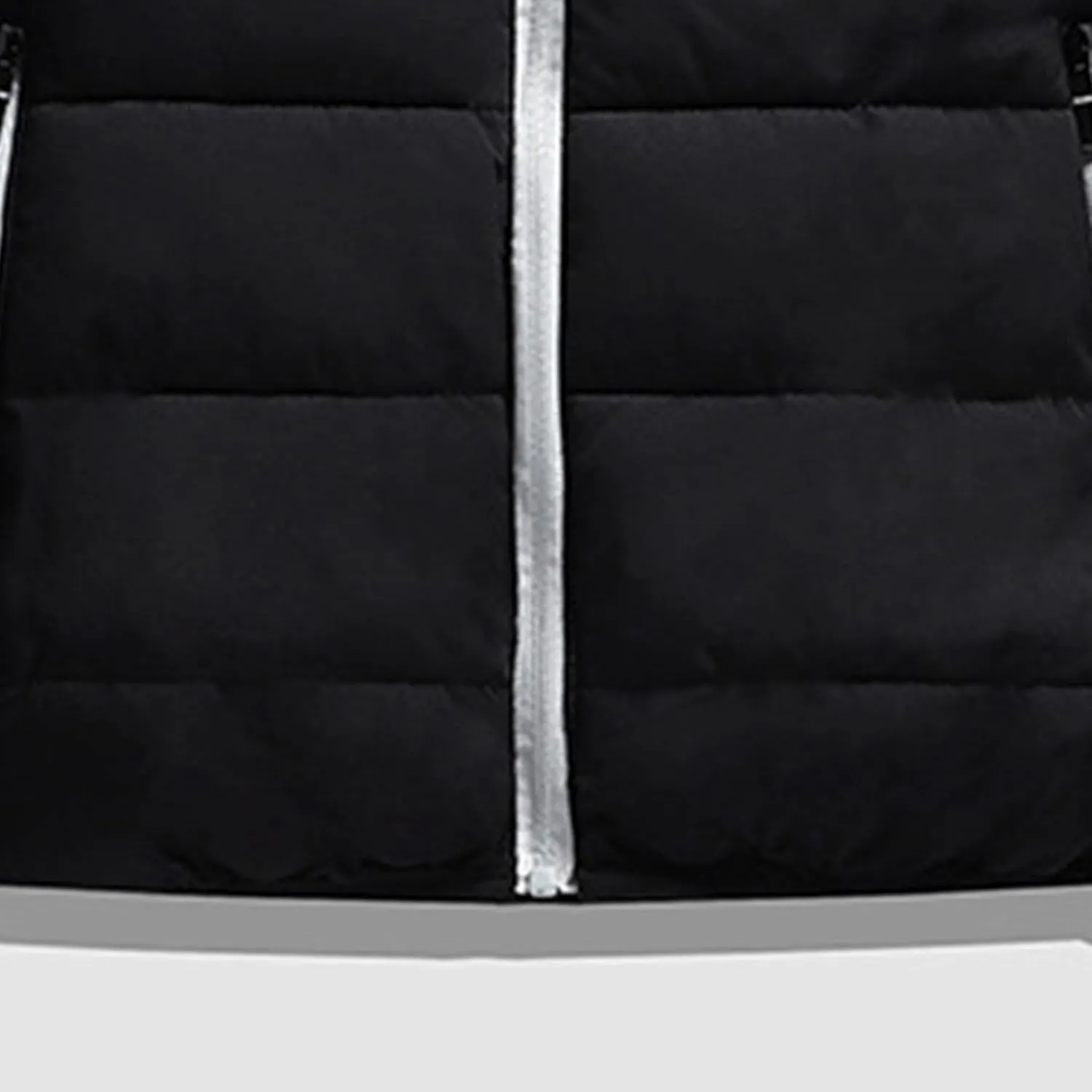 JEsilunmaMY Men's Stand Collar Thermal Puffer Jacket Full Zip Thicken Warm Down Coats Casual Loose Winter Padded Jacket