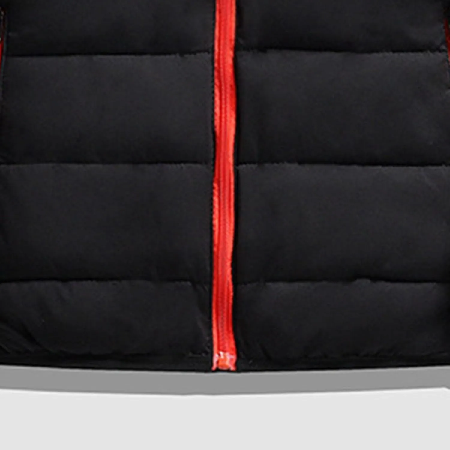 JEsilunmaMY Men's Stand Collar Thermal Puffer Jacket Full Zip Thicken Warm Down Coats Casual Loose Winter Padded Jacket