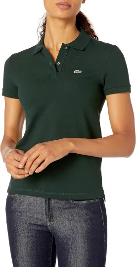Lacoste Women's Regular Fit Soft Cotton Petit Pique Polo