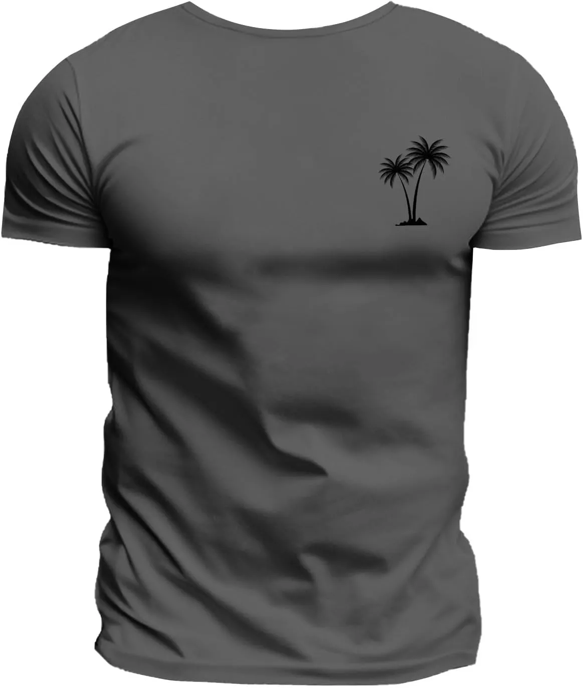 T Shirts for Man Palm Tree Printed Graphic Tees Casual Summer Beach Tops Short Sleeve Crew Neck Basic Tee Shirts