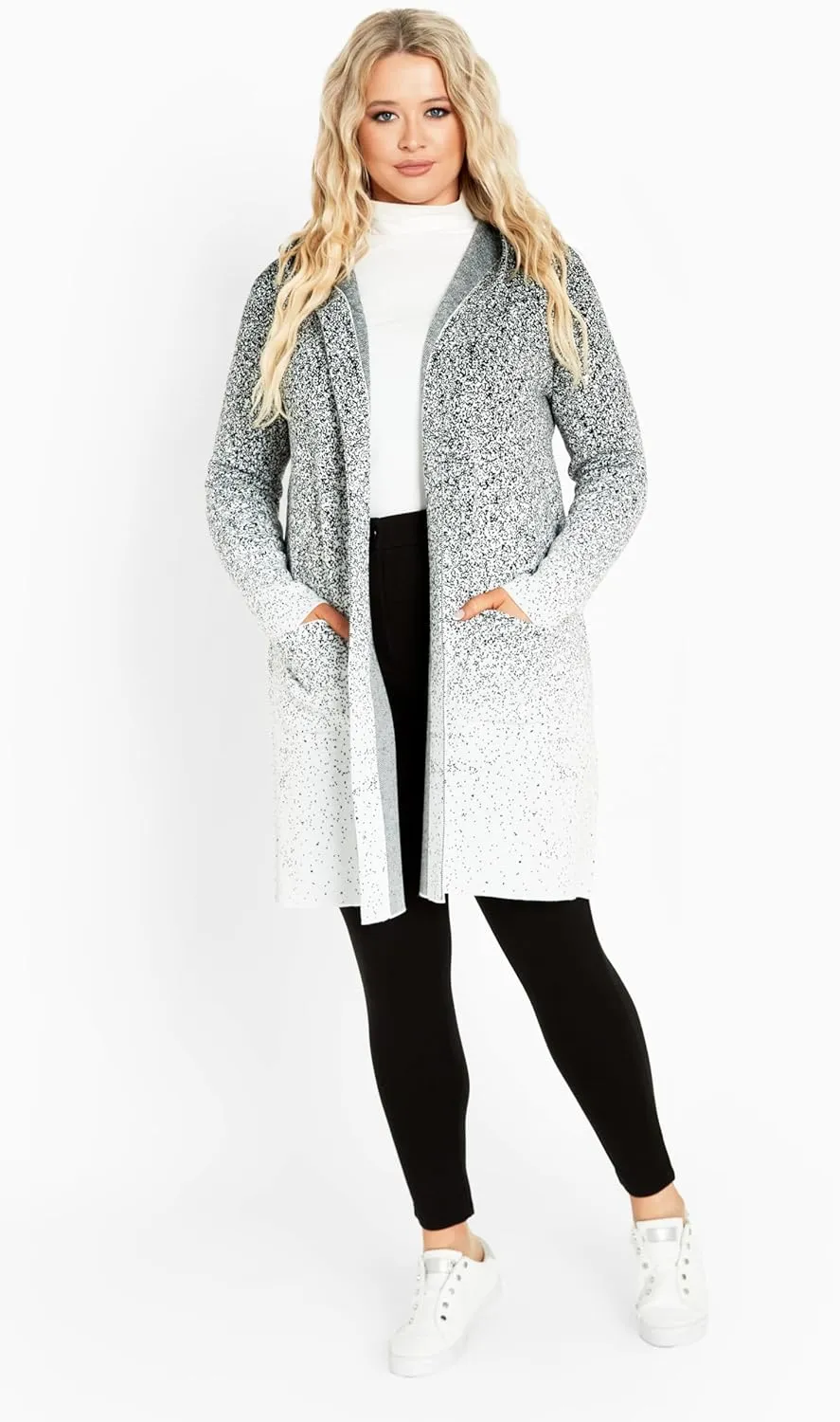 Women's Amaya Ombre Longline Cardigan