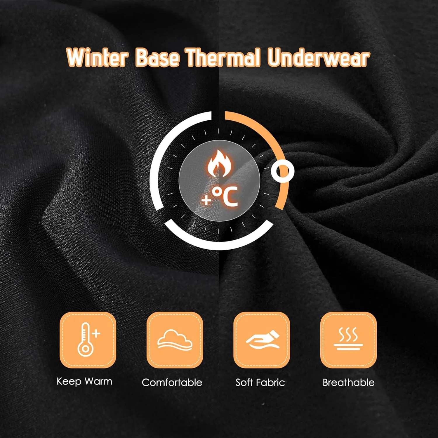 Zando Boys Thermal Underwear Set for Kids Long Underwear Soft Kids Base Layer for Big Boys Girls Winter Kids Long Johns Teens